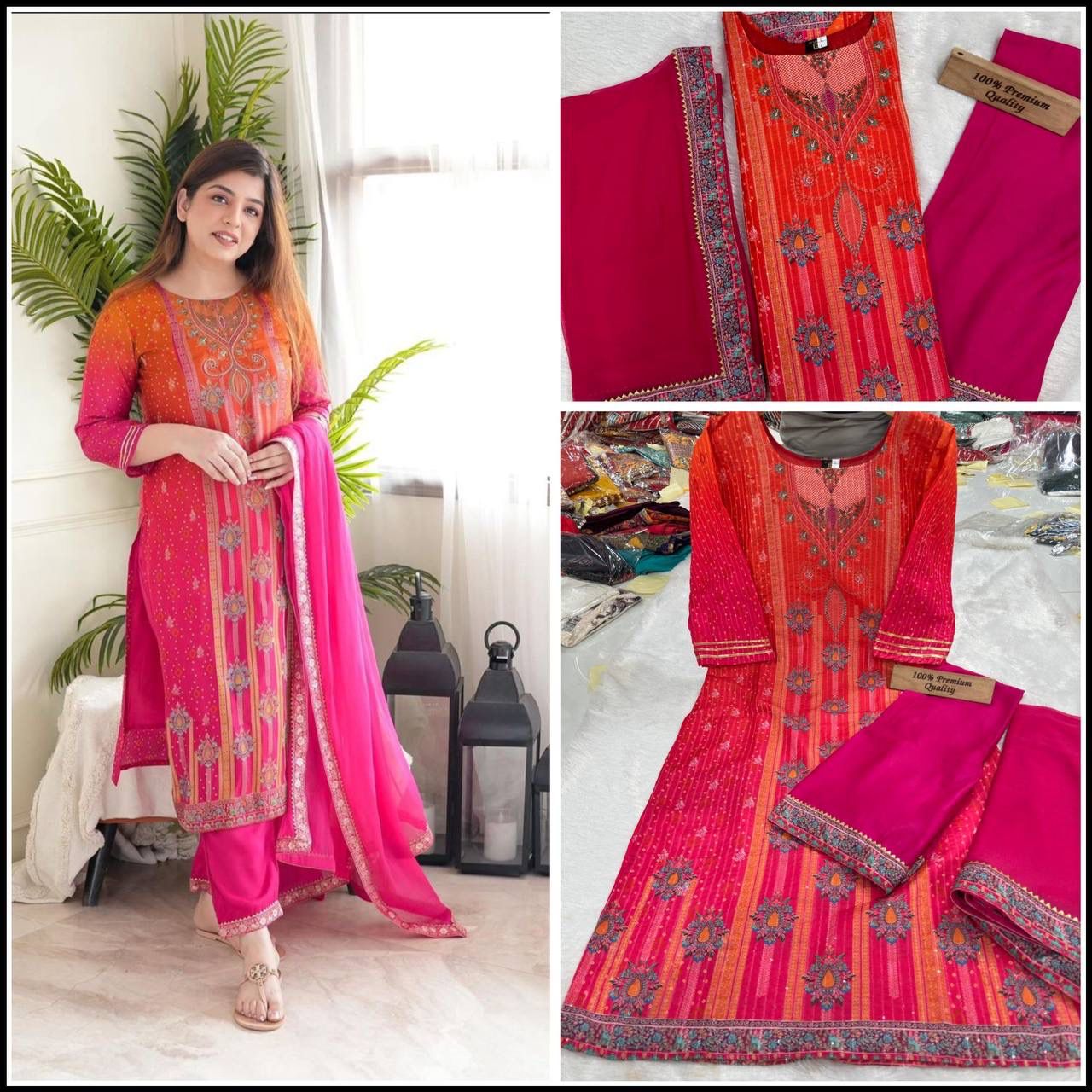 Pachrangi Vol 1 TDG Muslin Printed Kurti With Bottom Dupatta Wholesale Price In Surat